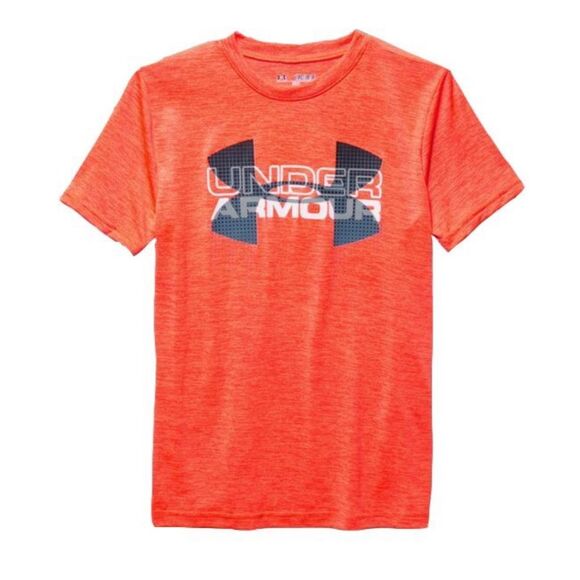 Under Armour Youth UA Tech Big Logo Hybrid T-Shirt Kids Boys Size L - Picture 1 of 5